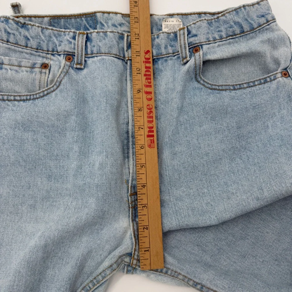 Vintage Levi's 505 Jeans 36x36 USA Made Light Wash‎ Straight Leg Distressed